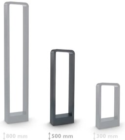 Brilagi-LED Kültéri lámpa BARI LED/7W/230V 3000/4000/6000K antracit IP54 50 cm