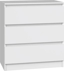 M3 70 fiókos szekrény, fehér