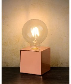 Lucide 20500/05/17 - LED asztali lámpa CUBICO 1xE27/5W/230V réz