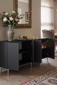 Poli 150 - Anthracite, Silver