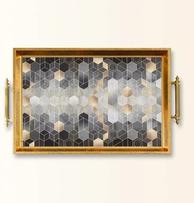 Üveg tálca, 38×24 cm – TPEA9865