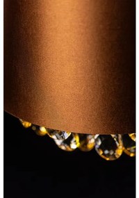 Lámpa Mennyezeti lámpatest NESTO, 6083, AC220-240V, 50/60Hz, 1*E27, max.40W, IP20, átmérő 30 cm, barna