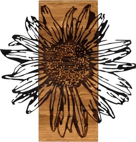 Daisy fém fali dekoráció, 56×58 cm