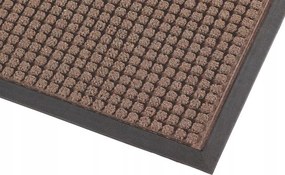 Barna textil lábtörlő szőnyeg ajtó alá 90x120