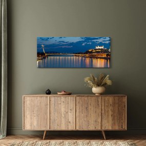 Pozsony képe várral (120x50 cm)