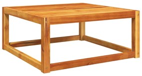 tömör akácfa kerti asztal 65 x 65 x 29 cm