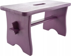 Magas Lila Festett Szék Zsámoly Fából Készült Zsinór