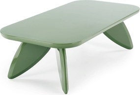 Lumis téglalap alakú dohányzóasztal 120 cm - világoszöld