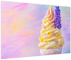 Kép - Levendulás fagylalt (90x60 cm)