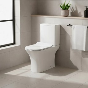 Nile monoblokkos kompakt WC alsó kifolyással soft close ülőkével