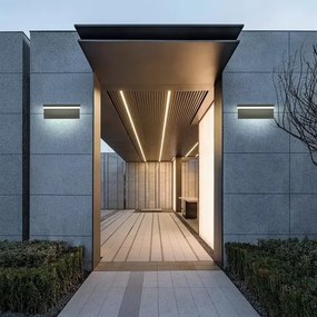 Brilagi - TESSI LED/10W/230V fekete kültéri fali lámpatest IP54