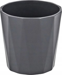 Kerámia kaspóvédő Flores sötétszürke 13,5 cm