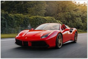 Poszterek 120x80 Piros Ferrari út