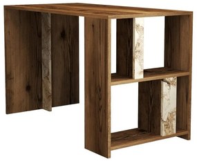Íróasztal Lima - Diós, Fehér Marble
