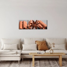 A fahéj képe (órával) (90x30 cm)