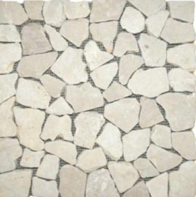 Kőmozaik Premium Mosaic Stone bézs 30x30 cm matt STMOSCRW