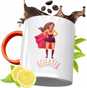 Narancssárga Bögre Gyerekeknek Gyereknapra, fényképes nyomattal