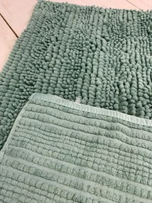 Textil tűrkiz (turquoise) fürdőszobai szőnyeg 50x80 cm