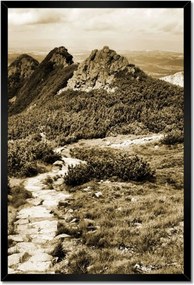 Poszterek keretben 40x60 Tátra Lengyel hegyek Kilátás