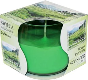 Illatgyertya üvegben Zöld tea sn71-83