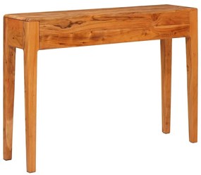 vidaXL Konzolasztal fiókkal Barna 110 x 30 x 80 cm Tömör Akácfa