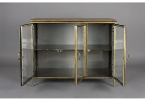 Aranyszínű fém tálalószekrény 100x80x38,5 cm Gertlush – Dutchbone