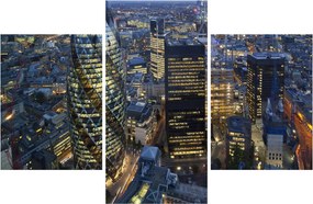Kép - London esti panorámája (90x60 cm)
