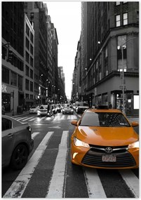 Poszterek 70x100 Sárga taxi Taxi