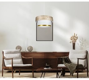 Csillár zsinóron RESSA 1xE27/60W/230V arany