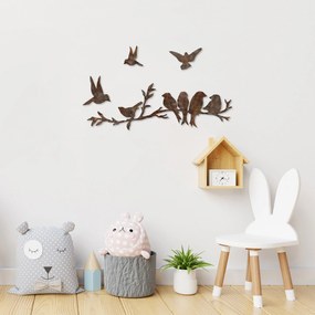 Fém fali dekoráció, Rusty Birds 2