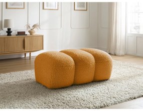 Mustársárga buklé lábtartó Hippolyte – Bobochic Paris