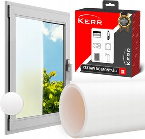 Tejfehér, matt fehér fólia ablakokra, üvegekre 75x300cm Öntapadós, a privát szféra védelmére