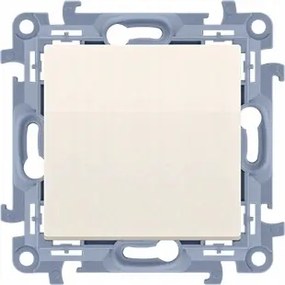 Simon 10 Kapcsoló Egykapcsolós Keresztkapcsoló Piktogram nélkül Krémszínű