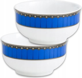 Lux Egyedi 2x Mártogatós Szószos Tál Platina Díszítéssel