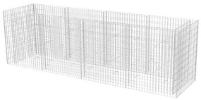 vidaXL acél gabion magaságyás 360 x 90 x 100 cm