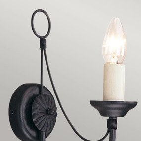 Elstead Lighting CARISBROOKE CB1-BLACK Fali lámpa 1x60W/E14