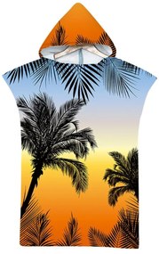 Strandponcsó PALM BEACH színes 80x145 cm