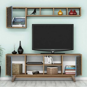Inci - Walnut, Blue