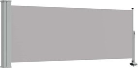 vidaXL szürke behúzható oldalsó terasz napellenző 100 x 300 cm