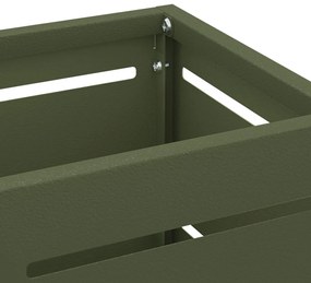 Esernyőtartó Olívazöld Fém Közepes Esernyőtartó Téglalap alakú