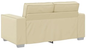 Kétszemélyes kanapé Krém 120 cm Műbőr