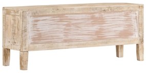 tömör mangófa TV-szekrény 110 x 35 x 46 cm