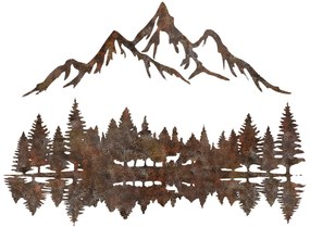 Fém fali dekoráció, Rusty Landscape 2
