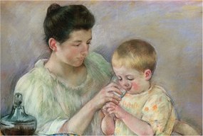 Fotótapéta Flizelin Dekoratív Hálószoba Szülői gondoskodás 104x70