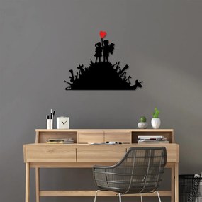 Banksy fém fali dekoráció, 52×70 cm – TR891TNL2290