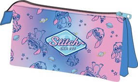 Disney Lilo és Stitch, A csillagkutya Galaxy 3 rekeszes tolltartó 23 cm