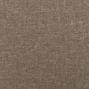 sötétbarna szövet fejtámla szárnyakkal 103x16x78/88 cm
