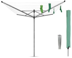 Ezüstszínű kerti ruhaszárító 60 m Lift-O-Matic – Brabantia