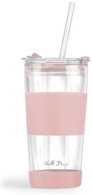 Rózsaszín termobögre 600 ml Fuori – Vialli Design