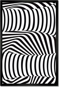 Poszterek keretben 40x60 Absztrakt fekete-fehér